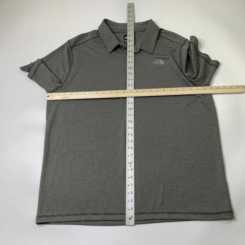 The North Face Shirt Mens XXL Herb Green FlashDry Horizon Polo Lightweight Golf
